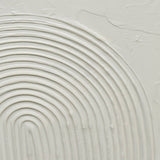 60X90cm Ephemeral Echoes of Continuity Dark Wood Framed Hand Painted Canvas Wall Art