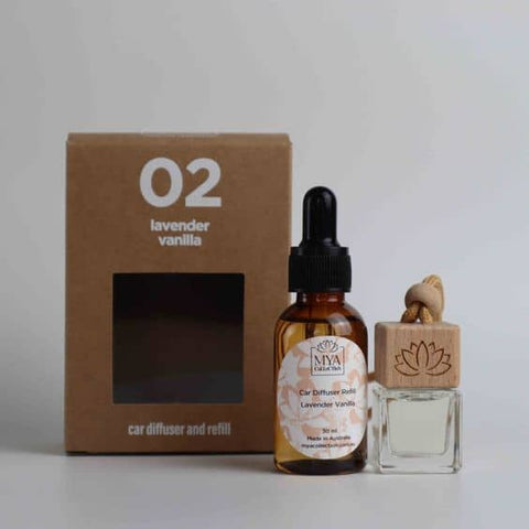 Lavender Vanilla Car Diffuser and Refill Bundle