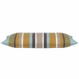 Pack of 4 Corban Aqua Rectangle 35x70cm Striped Multicoloured Cushion Cover Nautical