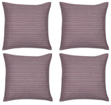 Pack of 4 Fern Rose Soft Pink & White 50x50cm Cushion Covers. Made In Europe.