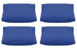 Pack of 4 Classic Sky Blue Large 56x56cm Box Sided Cushion Cover Chair pad covers