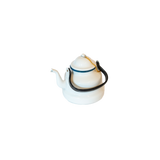 Enam Kettle White w Blue Rim