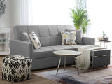 Hartford Sofa Bed - Multi-Functional Set W/ Pullout Chaise - Light Grey