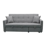 Hartford Sofa Bed - Multi-Functional Set W/ Pullout Chaise - Light Grey