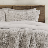 Faux Fur SHERPA 3PCE COMFORTER SET - QUEEN/KING