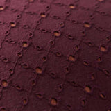 Bedding House Chelsy Plum (Also Known as Purple) Square Filled Cushion 40cm x 40cm