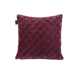 Bedding House Vercors Luxury Cotton Velvet Filled Square Cushion - Purple