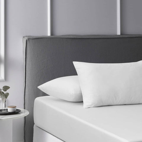 Accessorize White Washed Cotton Fitted Sheet Set King