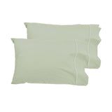 Grand Aterlier Pair of Queen Sized Pillowcases - Fennel