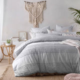 Vintage Design Homewares Betty Silver Quilt Cover Set Double