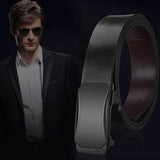 Men's Real Leather Belt Luxury Business Automatic Belt Designer Genuine Leather Belts (TS-10)