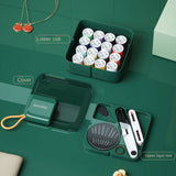 Button Hand Sewing Set Small Emergency Sewing Kit Needle and Thread Kit Travel