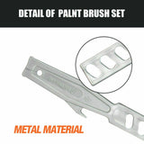 5Pc Paint Brushes Set Artist Acrylic Staining Home Garden Painting Handy Tool