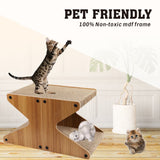 VaKa Cat Scratching Scratcher Board Cat Tree Pad Lounge Toy Corrugated Cardboard