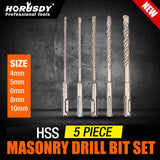 HSS Masonry Drill Bits Hammer Drilling Concrete Head Twist SDS Plus Shank 5-10mm