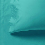 1000TC Ultra Soft Fitted Sheet & Pillowcase Set - Single Size Bed - Teal