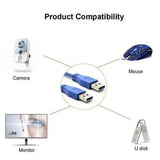 Fast USB 3.0 Super Speed Data Connection Cable Type A Male to A Male M-M Cord