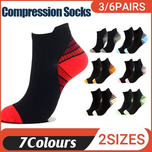 3x 6x Plantar Fasciitis Compression Socks Foot Sleeve Ankle Support Brace Achy