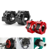 2/4PCS 50mm Barbell Clamp Collar Clip Olympic Weightlifting Lift Spring Lock