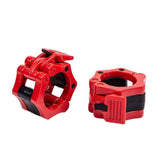 2/4PCS 50mm Barbell Clamp Collar Clip Olympic Weightlifting Lift Spring Lock