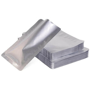 100PCS Mylar Foil Vacuum Food Storage Bags with Heat Seal