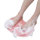 Foot Back Body Scrubber Massager Pad Shower Bath Exfoliating Brush Cleaning Mat