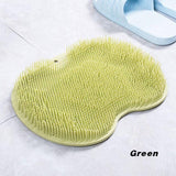 Foot Back Body Scrubber Massager Pad Shower Bath Exfoliating Brush Cleaning Mat