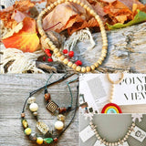 50 x 30mm Round Wood Bead Natural Unpainted Unfinished Wooden Beads Ball Spacer