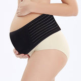 Pregnancy Belly Band Breathable Maternity Belt Back Pelvic Support Beige