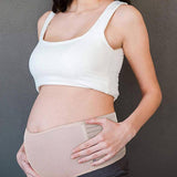 Pregnancy Belly Band Breathable Maternity Belt Back Pelvic Support Beige