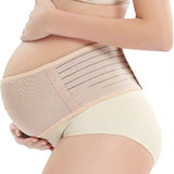 Pregnancy Belly Band Breathable Maternity Belt Back Pelvic Support Beige
