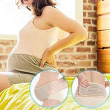 Pregnancy Belly Band Breathable Maternity Belt Back Pelvic Support Beige