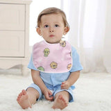3X Baby Bibs Set Waterproof 100% Cotton Soft Kid Boy Girl Gift Adjustable 0-1yr