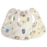 3X Baby Bibs Set Waterproof 100% Cotton Soft Kid Boy Girl Gift Adjustable 0-1yr