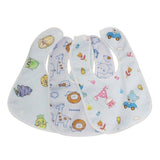 3X Baby Bibs Set Waterproof 100% Cotton Soft Kid Boy Girl Gift Adjustable 0-1yr