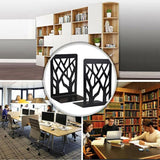 1 Pair Decorative Metal Bookends Heavy Duty Book Holder