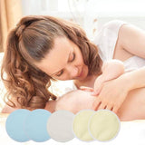 Bamboo Reusable Breast Pads Nursing Breastfeeding Plain Washable Pack of 8/16PCS