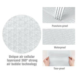 18*23cm Poly Bubble Mailers Envelope Padded Bag White Cushioned Satchel