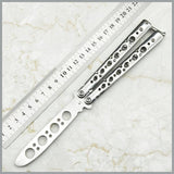 Csgo Rainbow Butterfly Knife Metal Folding Practice Trainer Training Tool