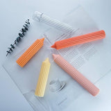 Long Pole Candle Mold Plastic Pillar Candle Making DIY Candle Mould Supplies