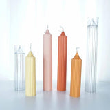 Long Pole Candle Mold Plastic Pillar Candle Making DIY Candle Mould Supplies