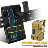 Universal Outdoor Tactical Mobile Phone Pouch Holster Case Bag Hook Holder Belt