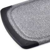 Plastic Chopping Board Cutting Boards Set for Kitchen Juice Groove Black Marble