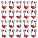 Up To 100PCS Best Bite Clip Fishing Alarm Bells Plastic Ring Double Rod Hot Red