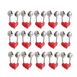Up To 100PCS Best Bite Clip Fishing Alarm Bells Plastic Ring Double Rod Hot Red