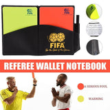 New Sport Football Soccer Referee Wallet Notebook with Red Card and Yellow Card