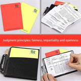 New Sport Football Soccer Referee Wallet Notebook with Red Card and Yellow Card