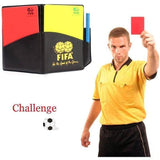 New Sport Football Soccer Referee Wallet Notebook with Red Card and Yellow Card