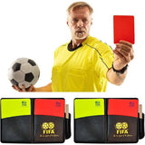 New Sport Football Soccer Referee Wallet Notebook with Red Card and Yellow Card