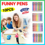 Funny Pens Swear Word Pen Set Black Ink Writing Pen Funny Office Diary Gift NEW